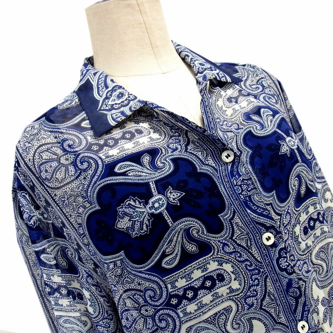 ETRO - 美品◇ETRO Milano エトロ シア レーヨン シャツ 長袖 ETRO - 美品◇ETRO Milano エトロ シア レーヨン シャツ 長袖