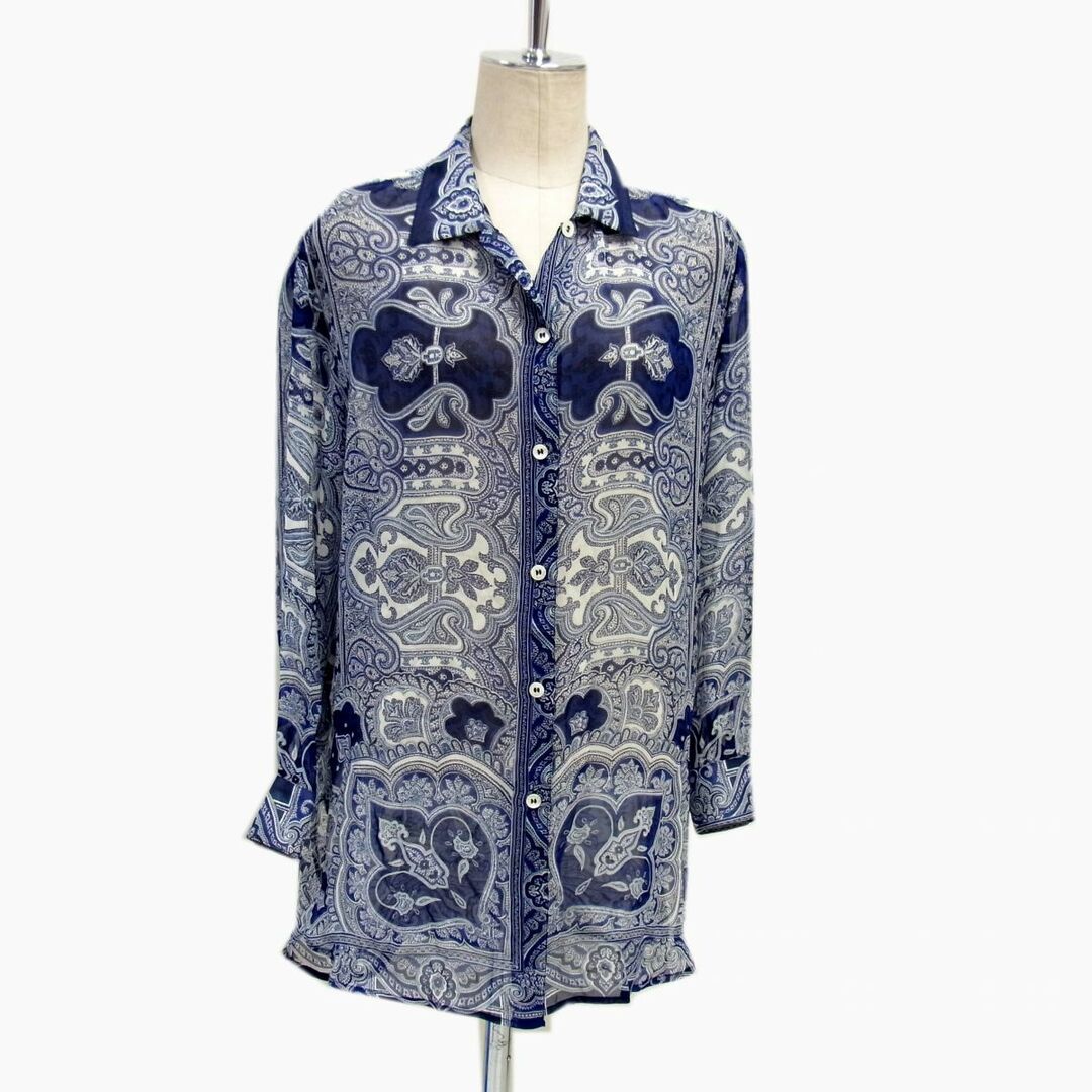 ETRO - 美品◇ETRO Milano エトロ シア レーヨン シャツ 長袖 ETRO - 美品◇ETRO Milano エトロ シア レーヨン シャツ 長袖