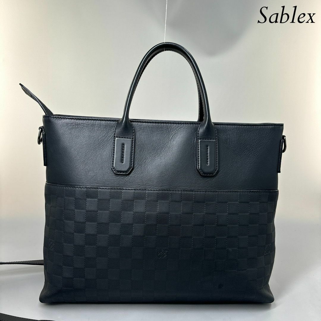 LOUIS VUITTON - 【新品同様】ルイヴィトン ダミエアンフィニ LOUIS VUITTON - 【新品同様】ルイヴィトン ダミエアンフィニ