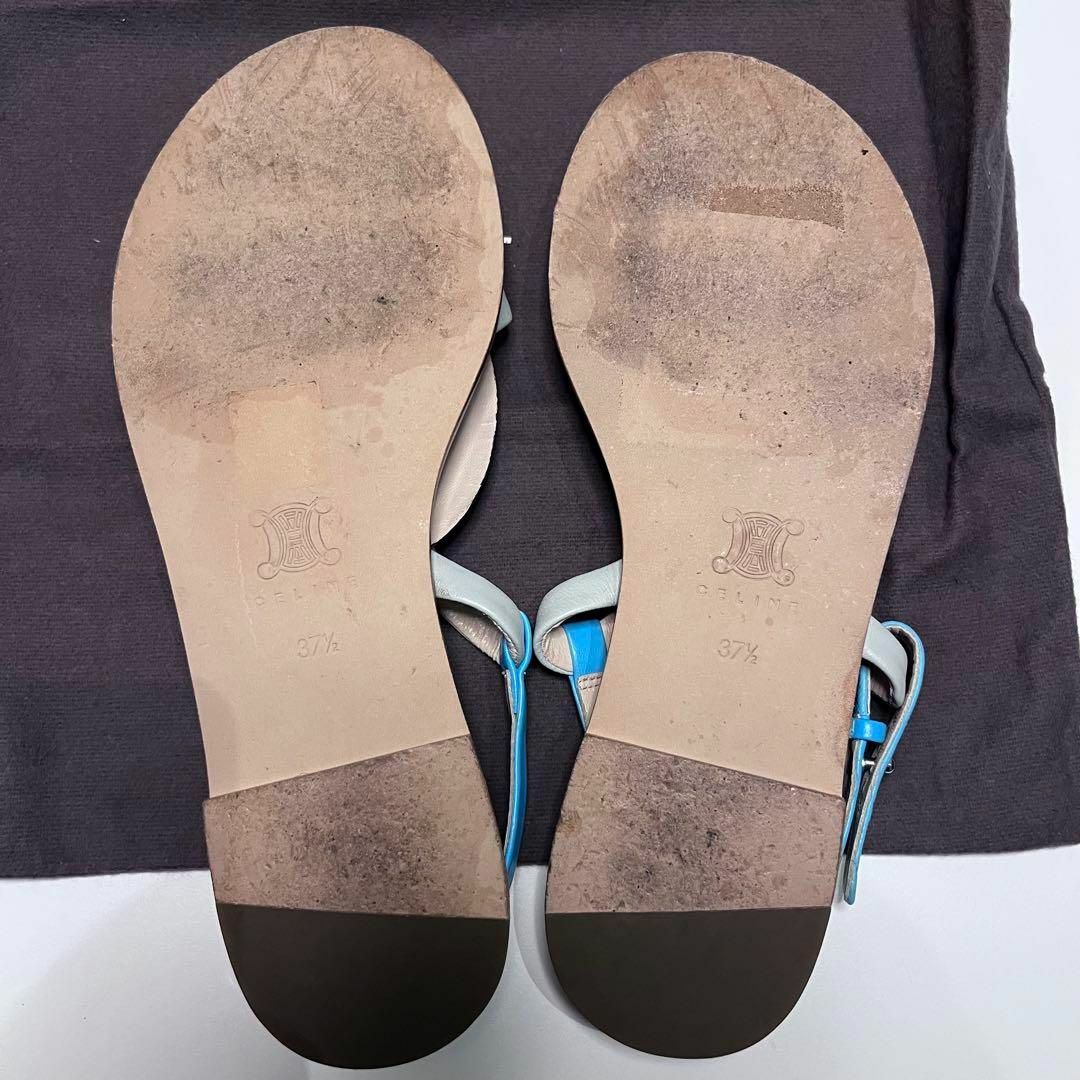CELINE - 美品 CELINEセリーヌ ストラップサンダル 37 1/2 24.5 CELINE - 美品 CELINEセリーヌ ストラップサンダル 37 1/2 24.5
