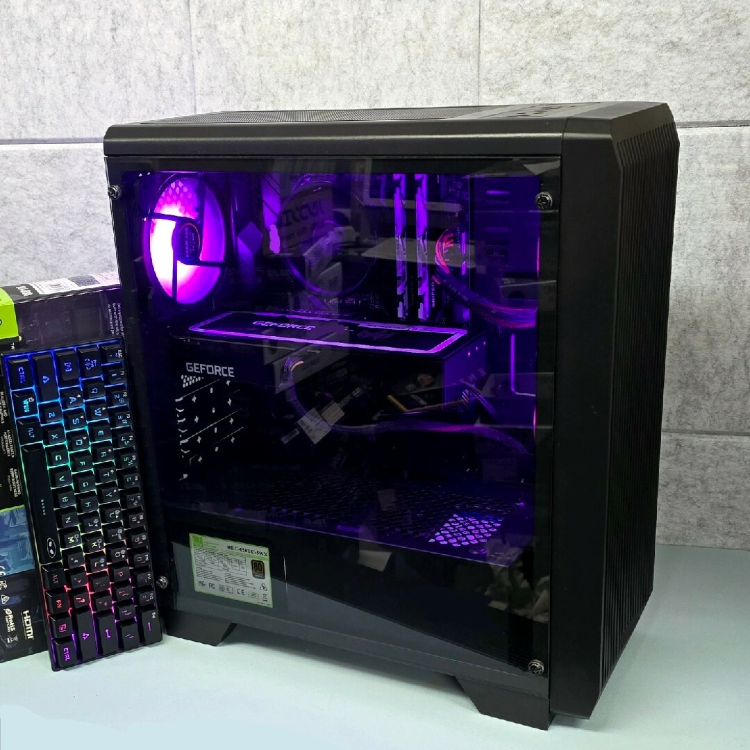 数量限定/高性能ゲーミPC/新型i5 14400/RTX 3060/1TB スマホ/家電/カメラのPC/タブレット(デスクトップ型PC)の商品写真