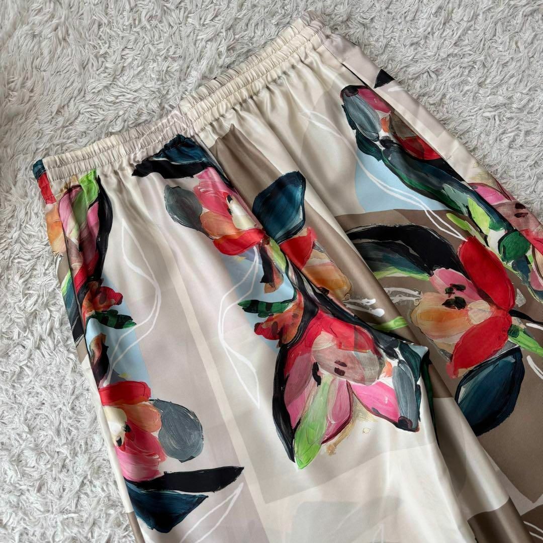 Ballsey - 未使用級 ボールジィ POSY ウエストゴム プリント Ballsey - 未使用級 ボールジィ POSY ウエストゴム プリント
