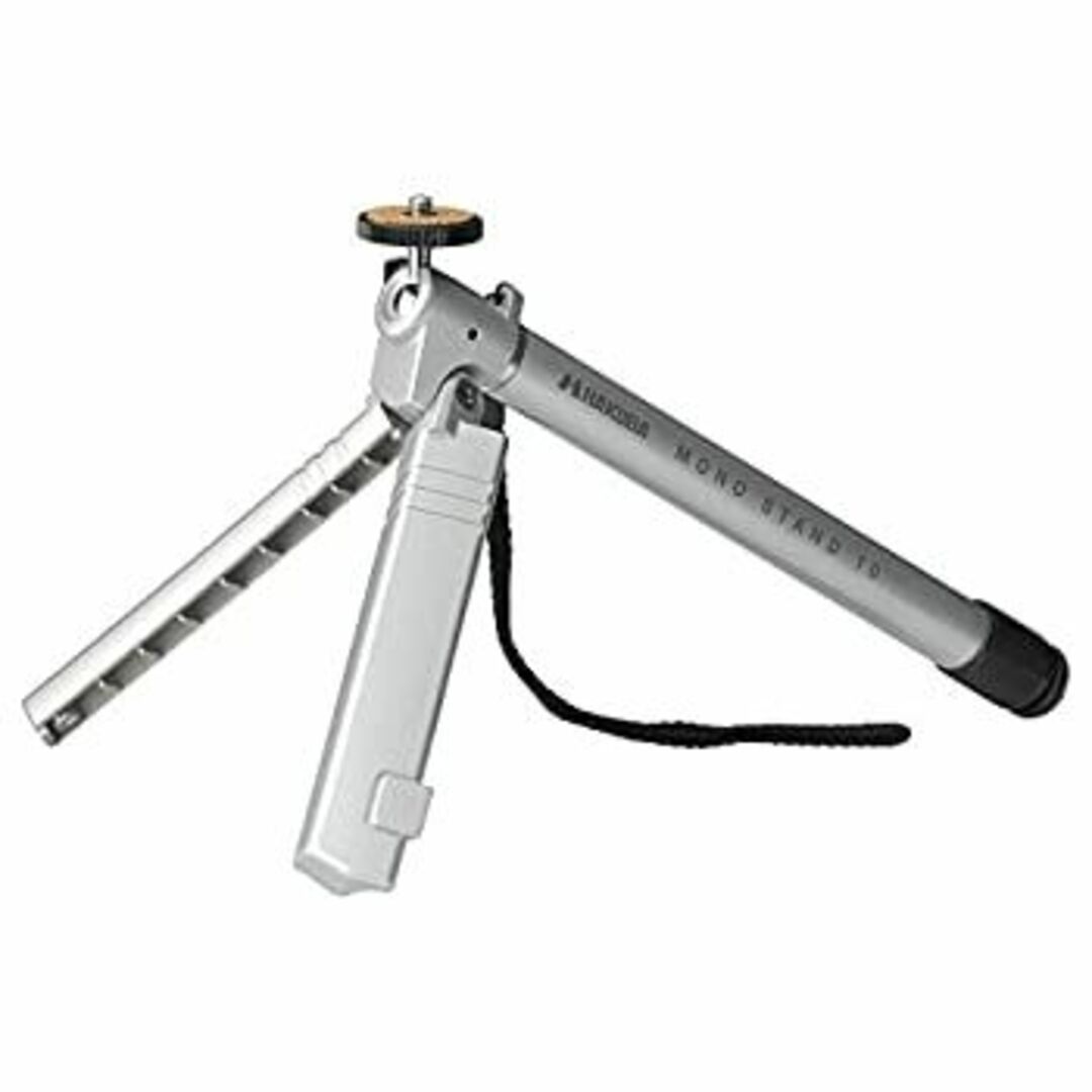 (未使用・未開封品)HAKUBA 一脚 モノスタンド M10 10段 自由雲台 折りたたみスタンド付き シルバー DH-MSM10SV インテリア/住まい/日用品の文房具(その他)の商品写真
