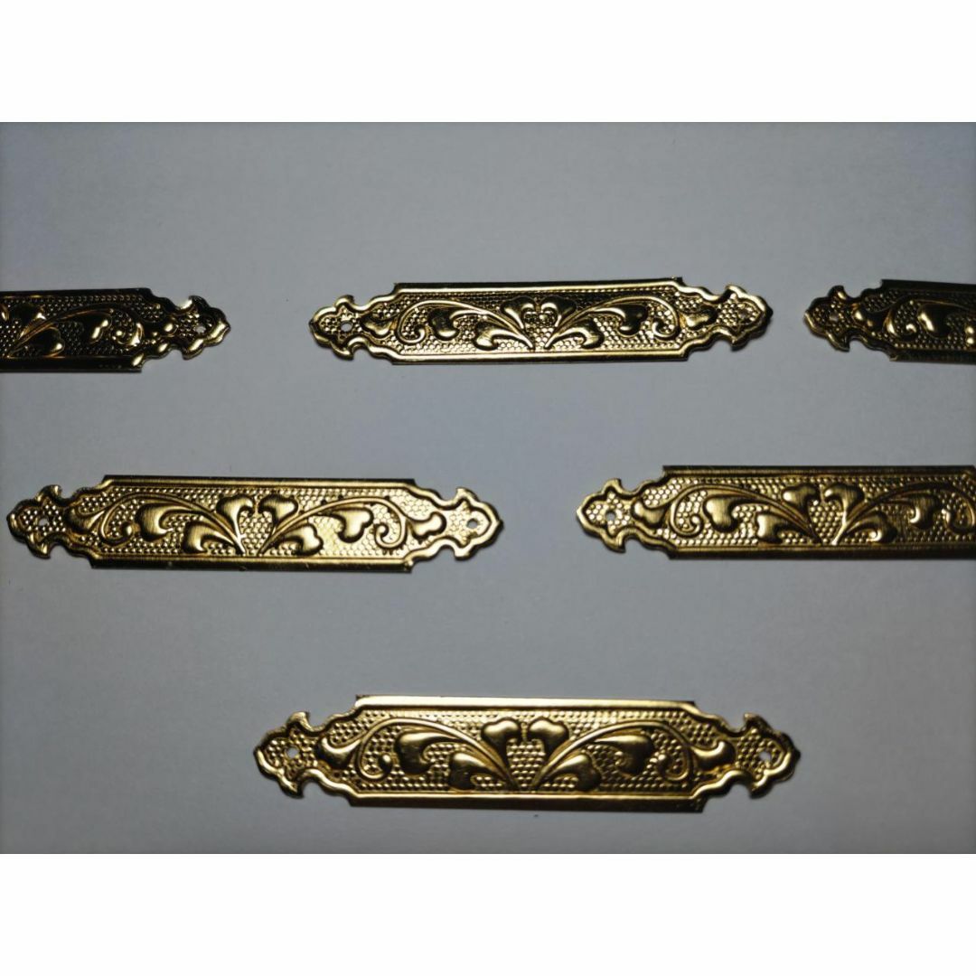 長さ62mm (10枚)【神輿金具】 階段、きざはし、山車、神棚 長さ62mm (10枚)【神輿金具】 階段、きざはし、山車、神棚