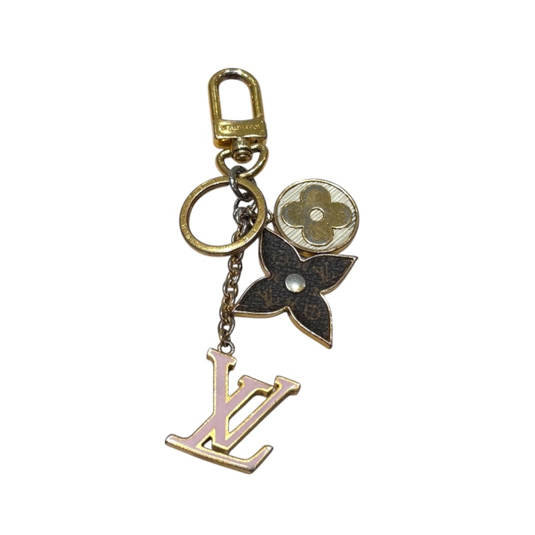 LOUIS VUITTON - 　ルイ・ヴィトン LOUIS VUITTON ポルトクレ・スプリングストリート M69008 ピンク メッキ レディース キーホルダー