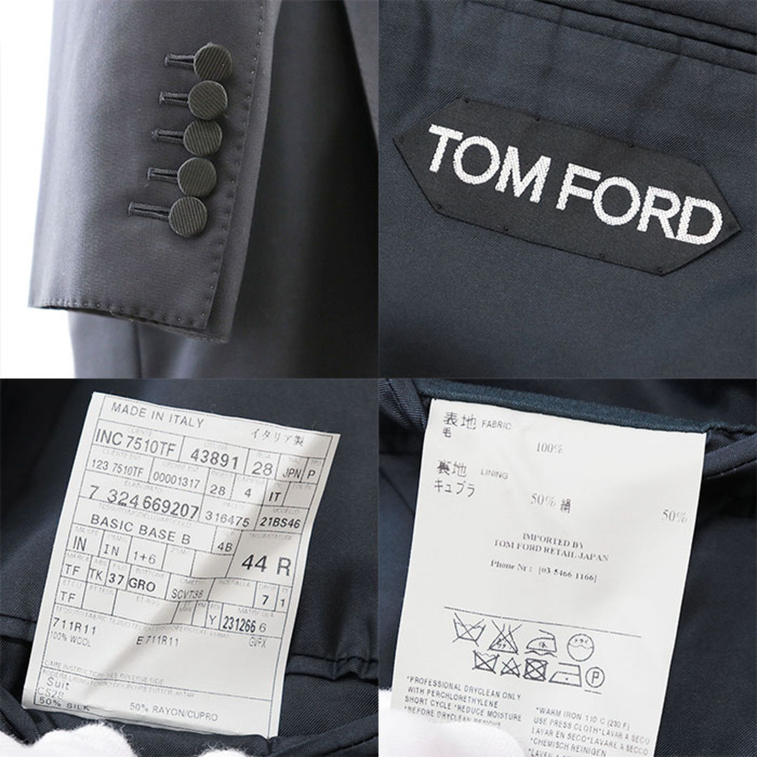 TOM FORD - 【極美品】TOM FORD トム フォード スーツ TOM FORD - 【極美品】TOM FORD トム フォード スーツ