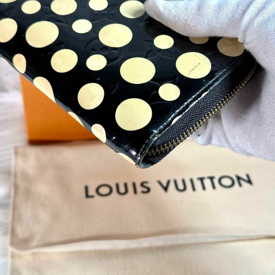 LOUIS VUITTON - 美品 ルイヴィトン 草間彌生 ヴェルニ 長財布 LOUIS VUITTON - 美品 ルイヴィトン 草間彌生 ヴェルニ 長財布