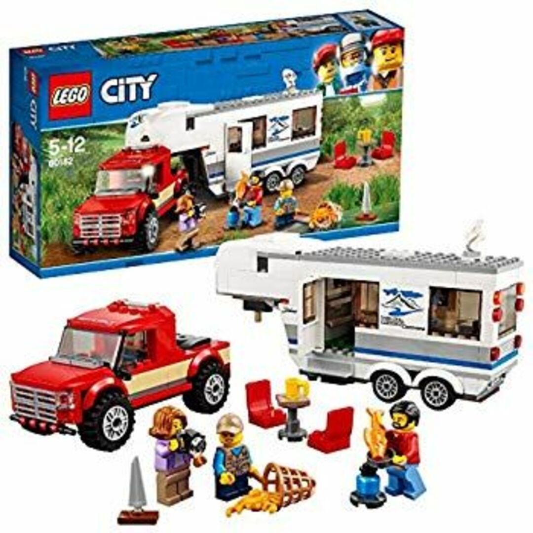 (未使用・未開封品) レゴ(LEGO) シティ キャンプバンとピックアップトラック 60182 ブロック おもちゃ 男の子 wyeba8q キッズ/ベビー/マタニティのおもちゃ(積み木/ブロック)の商品写真