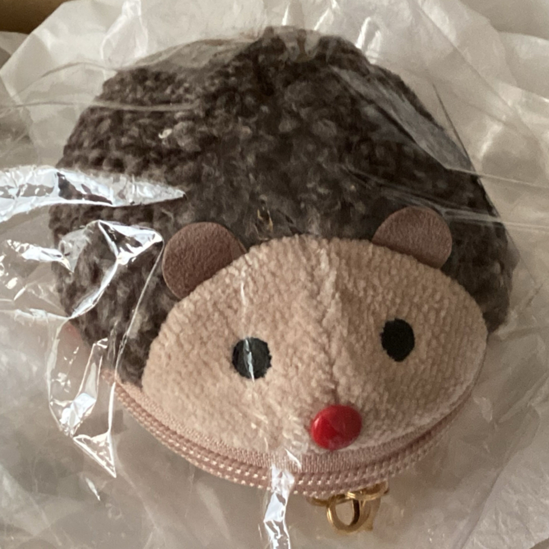 FEILER - フェイラー ハリネズミ はりねずみ ポーチ チャーム の FEILER - フェイラー ハリネズミ はりねずみ ポーチ チャーム の