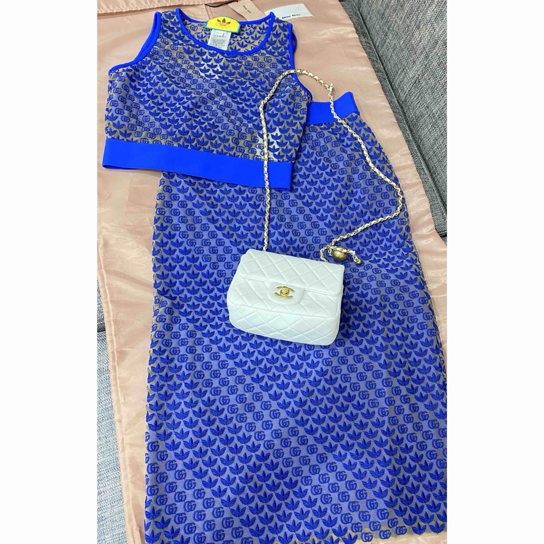 GUCCI - Gucci✖️adidasのロングスカートの通販 by christine's GUCCI - Gucci✖️adidasのロングスカートの通販 by christine's