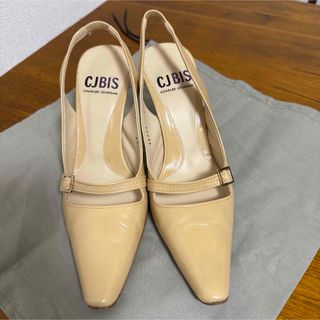 CHARLES JOURDAN - シャルルジョルダン CJBIS ヒール ベージュ CHARLES JOURDAN - シャルルジョルダン CJBIS ヒール ベージュ