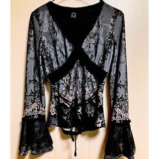 OZZON - ozz oneste 袴風 スカート 和チャイナ 黒 8/31まで出品 OZZON - ozz oneste 袴風 スカート 和チャイナ 黒 8/31まで出品