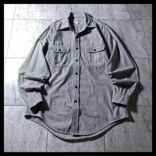 EDWIN - 00s〜 EDWIN ダンガリー ヒッコリー ストライプ シャツ EDWIN - 00s〜 EDWIN ダンガリー ヒッコリー ストライプ シャツ