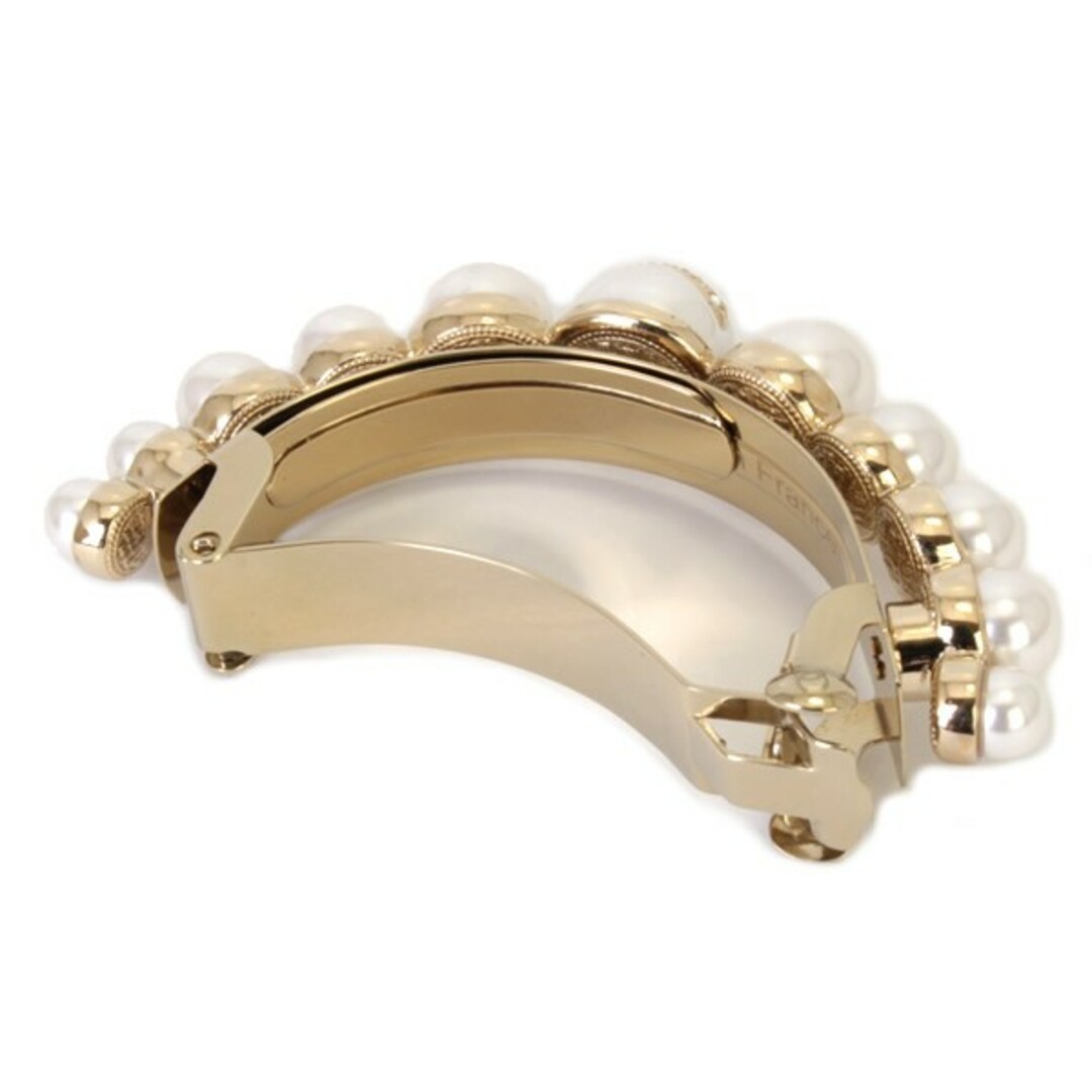 CHANEL - 美品 シャネル CHANEL ココマーク パールバレッタ CHANEL - 美品 シャネル CHANEL ココマーク パールバレッタ