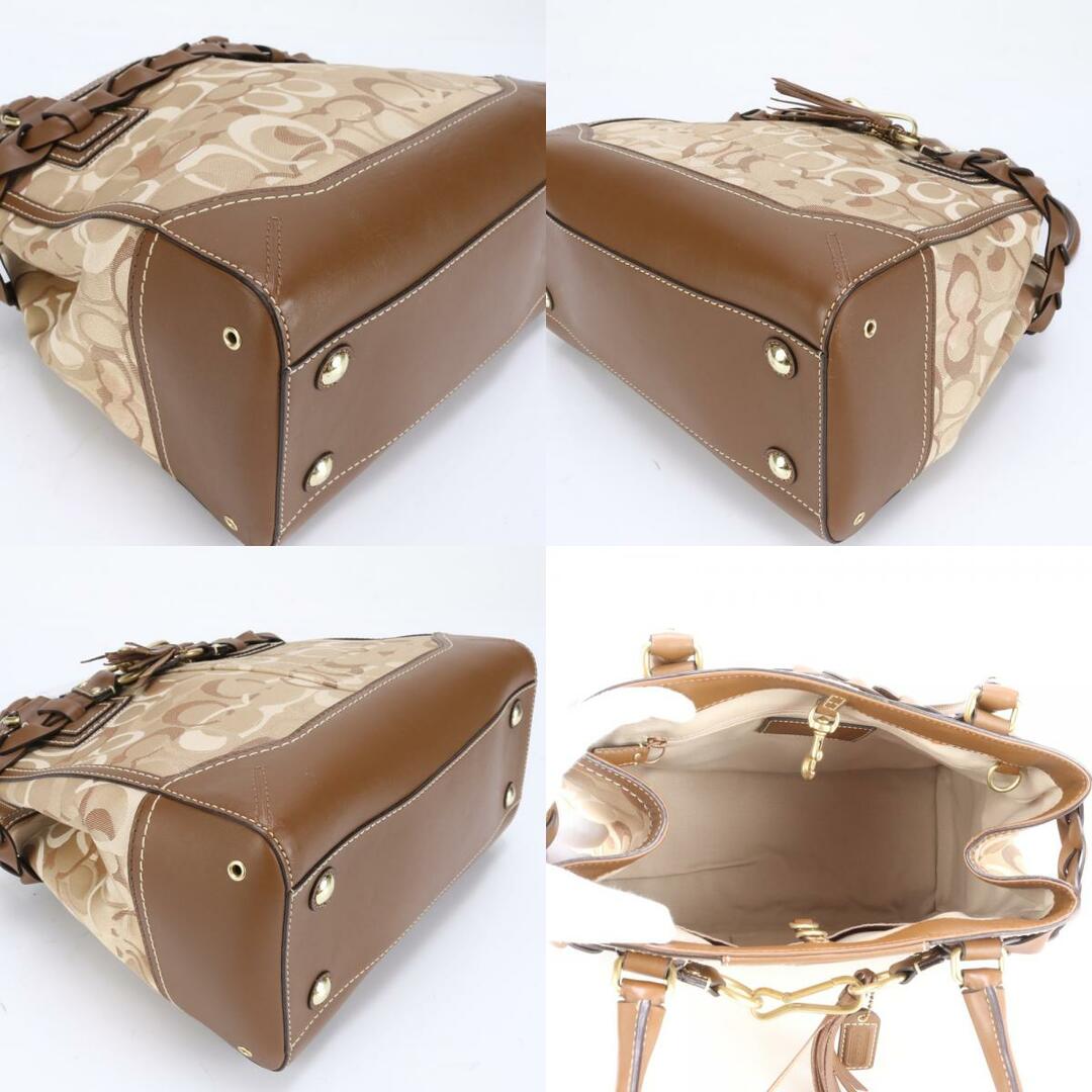 COACH - 美品 コーチ 10789 レザー シグネチャー キャンバス COACH - 美品 コーチ 10789 レザー シグネチャー キャンバス