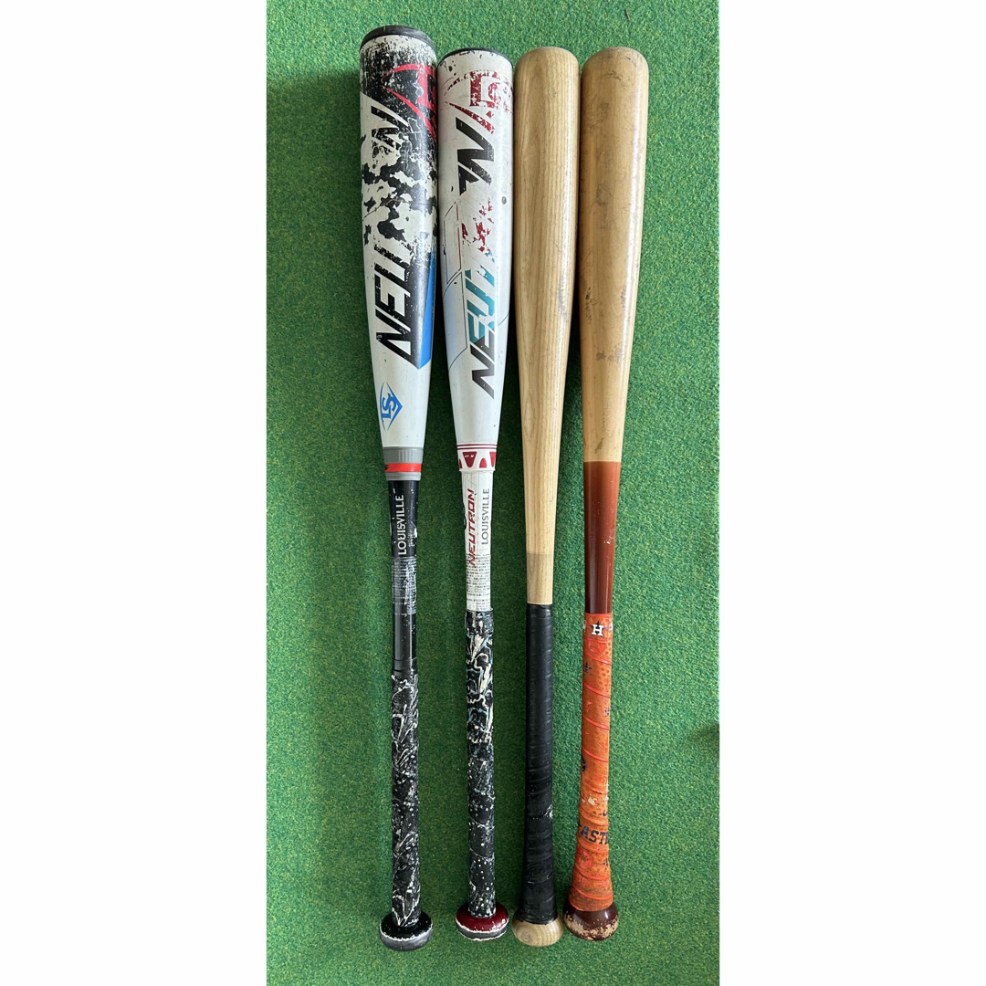 Louisville Slugger - 少年軟式 バット 4本まとめ売り Louisville Slugger - 少年軟式 バット 4本まとめ売り