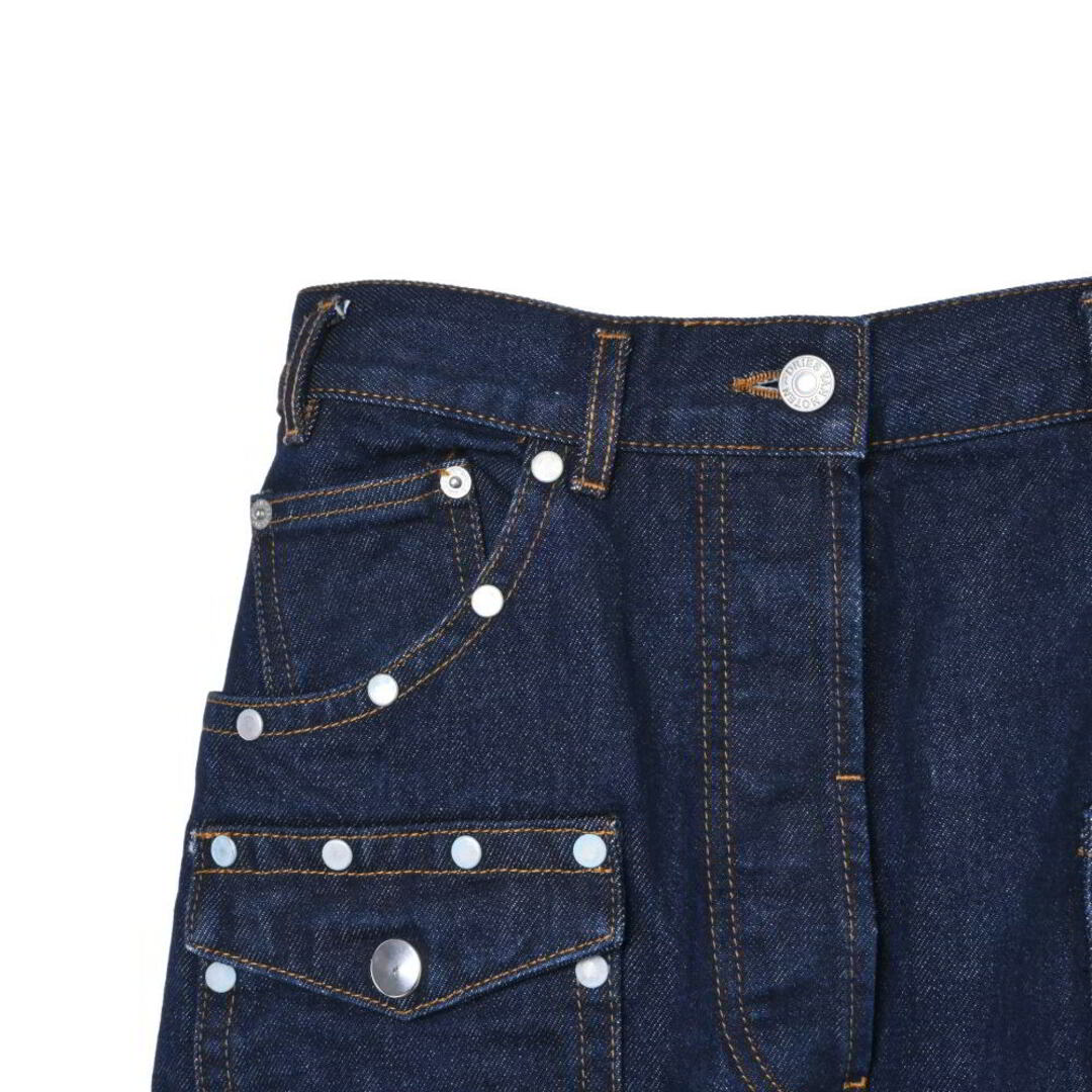 DRIES VAN NOTEN - DRIES VAN NOTEN スタッズ デニムスカートの DRIES VAN NOTEN - DRIES VAN NOTEN スタッズ デニムスカートの