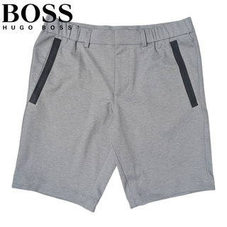 ヒューゴボス(HUGO BOSS)のHUGO BOSS グレー ジャージー ショーツ(ショートパンツ)