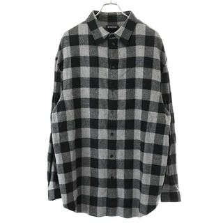 BALENCIAGA - バレンシアガBALENCIAGA赤チェックシャツ38美中古 BALENCIAGA - バレンシアガBALENCIAGA赤チェックシャツ38美中古