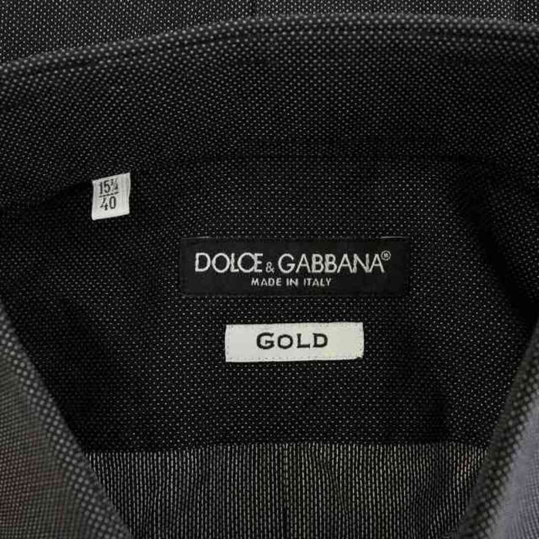 DOLCE&GABBANA - ドルチェ&ガッバーナ ドルガバ ゴールド シャツ DOLCE&GABBANA - ドルチェ&ガッバーナ ドルガバ ゴールド シャツ