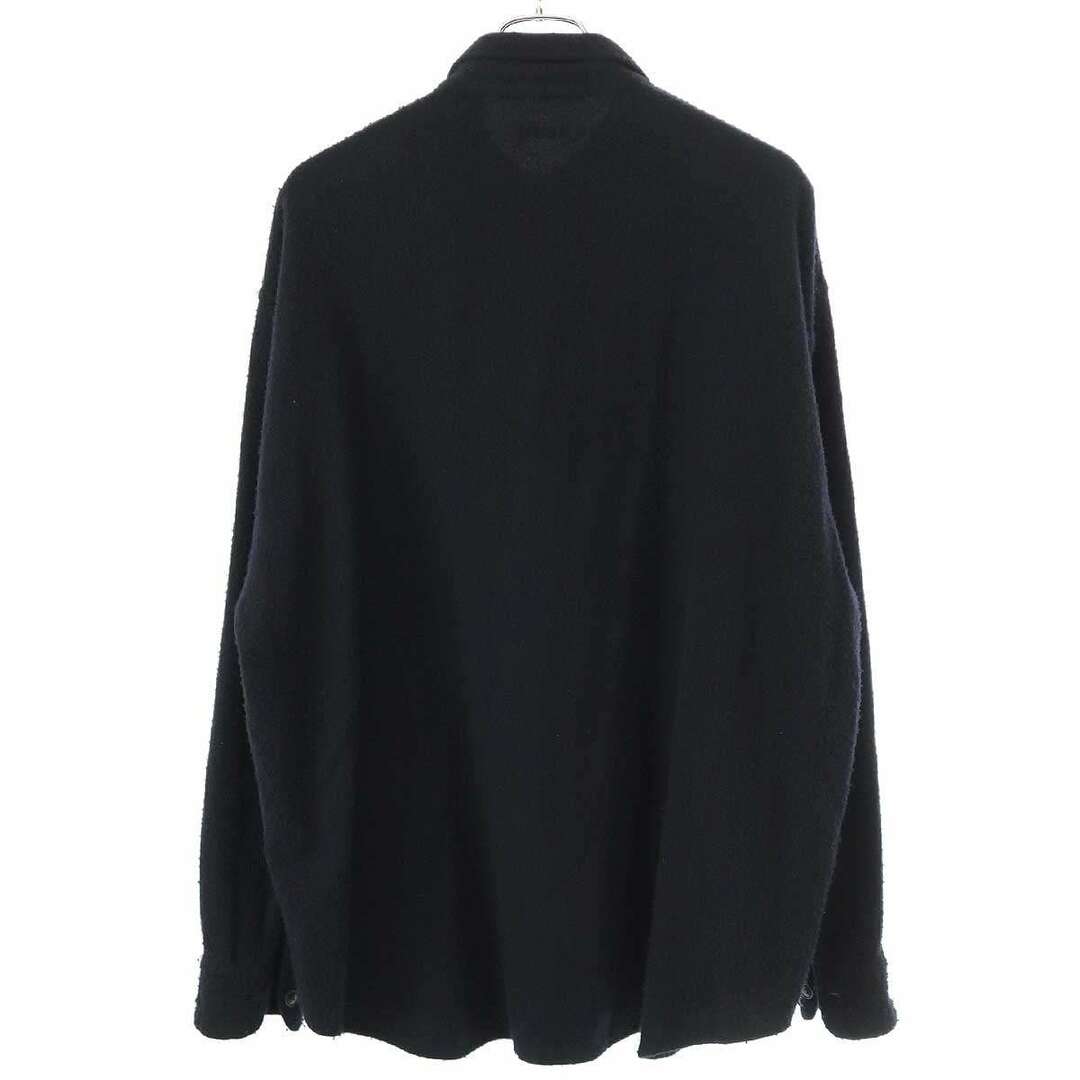 COMOLI - COMOLI コモリ 23AW 縮絨ウールハーフジップシャツ Y03 COMOLI - COMOLI コモリ 23AW 縮絨ウールハーフジップシャツ Y03