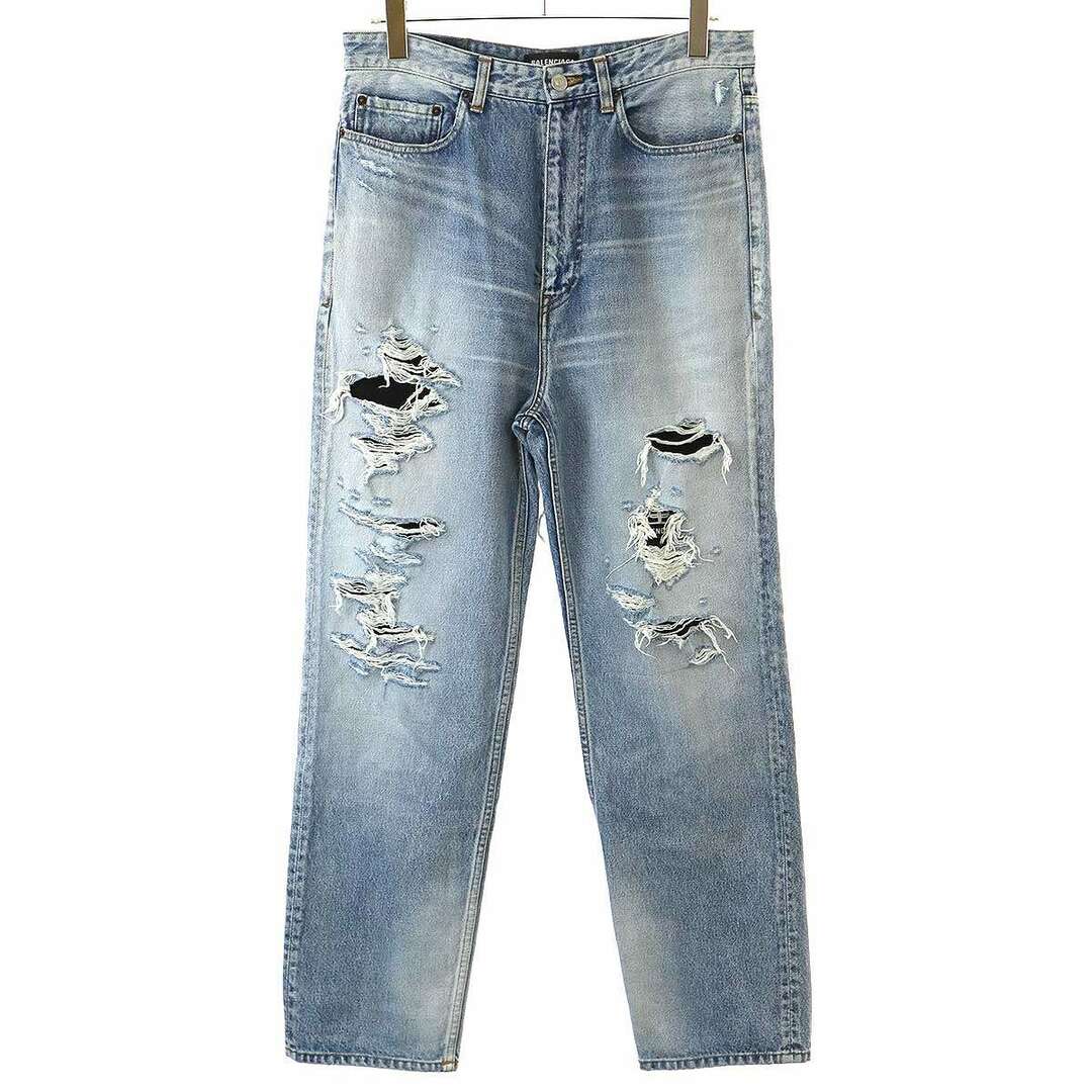 BALENCIAGA - BALENCIAGA バレンシアガ 20AW Regular Ripped BALENCIAGA - BALENCIAGA バレンシアガ 20AW Regular Ripped