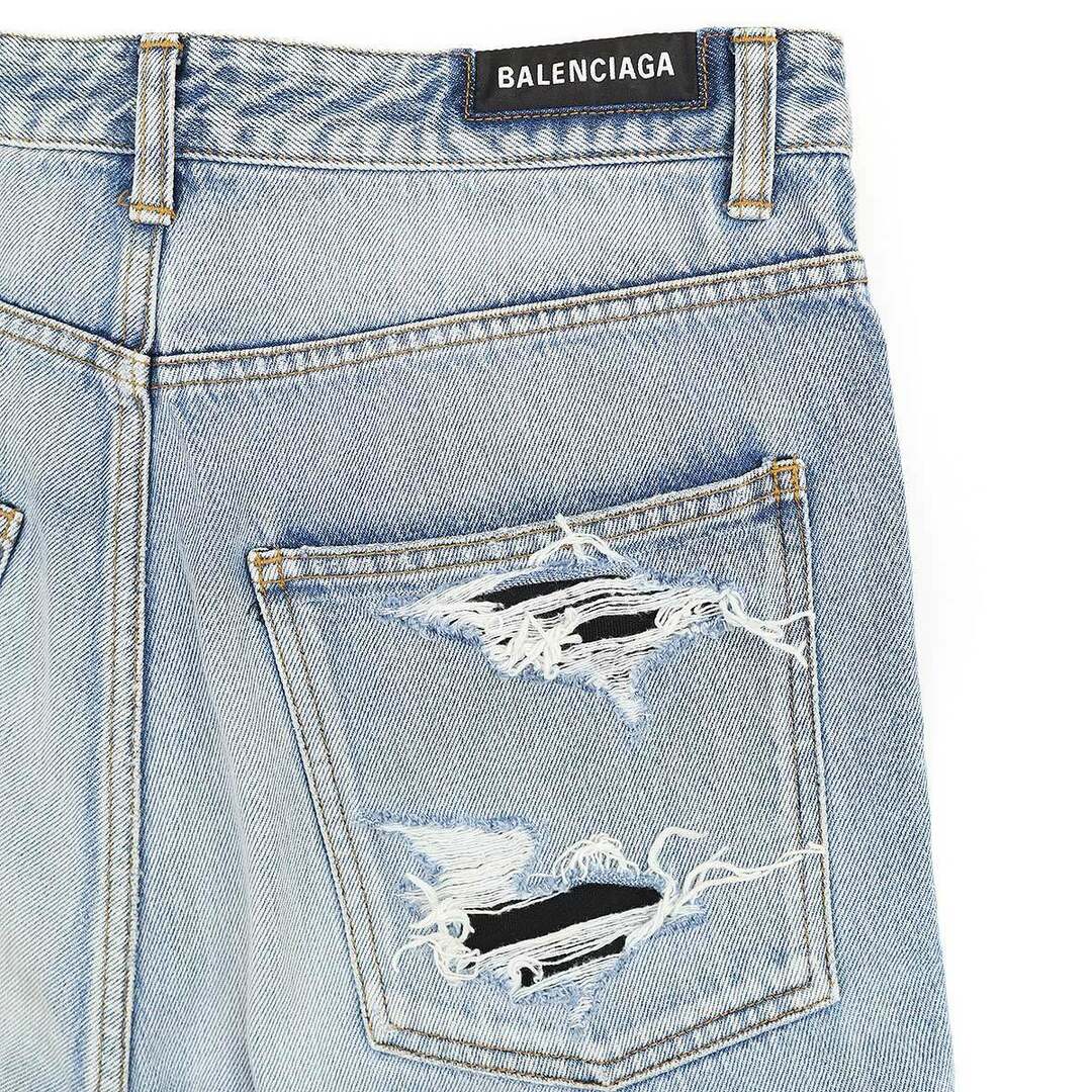 BALENCIAGA - BALENCIAGA バレンシアガ 20AW Regular Ripped BALENCIAGA - BALENCIAGA バレンシアガ 20AW Regular Ripped