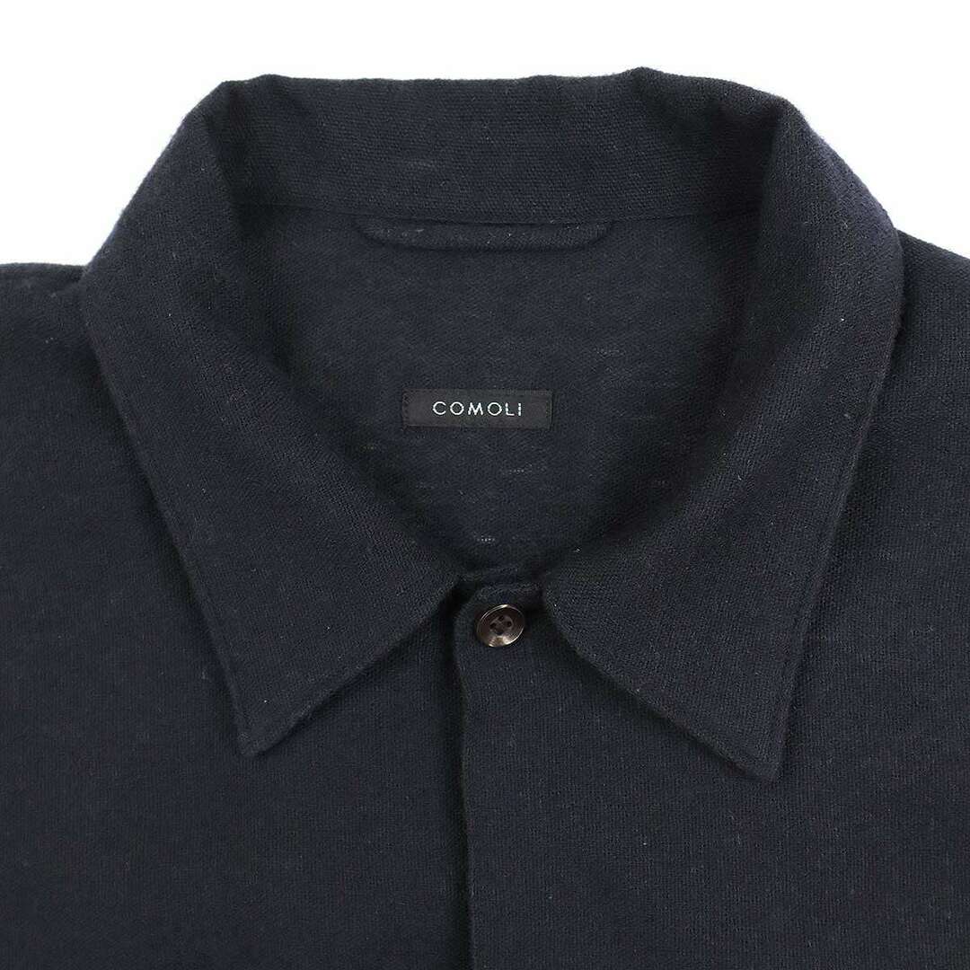 COMOLI - COMOLI コモリ 23SS カシミヤ 和紙シャツ X01-02005 COMOLI - COMOLI コモリ 23SS カシミヤ 和紙シャツ X01-02005