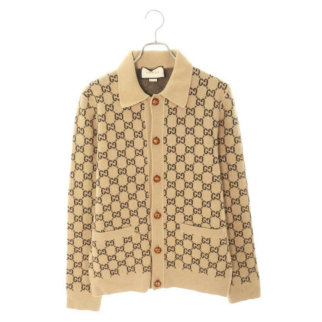 GUCCI - グッチ 645234 XKA4R GG総柄襟付きウールカーディガン GUCCI - グッチ 645234 XKA4R GG総柄襟付きウールカーディガン