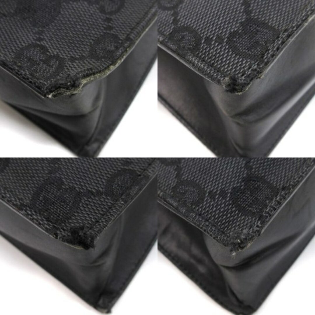 GUCCI - グッチ トートバッグ GGキャンバス レザー 002 1053 GUCCI - グッチ トートバッグ GGキャンバス レザー 002 1053
