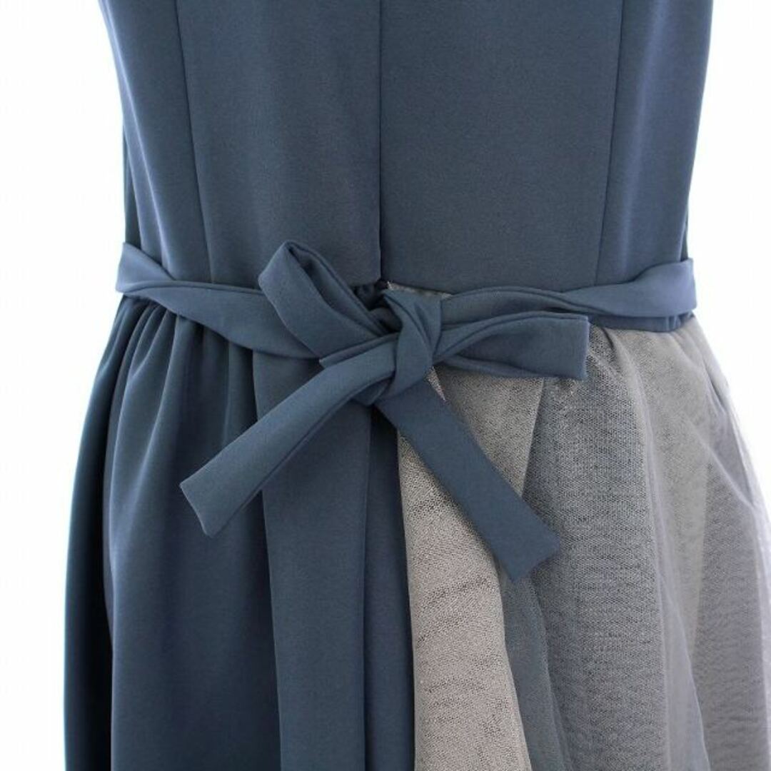 Ameri VINTAGE - アメリヴィンテージ TULLE DOCKING DRESS F Ameri VINTAGE - アメリヴィンテージ TULLE DOCKING DRESS F