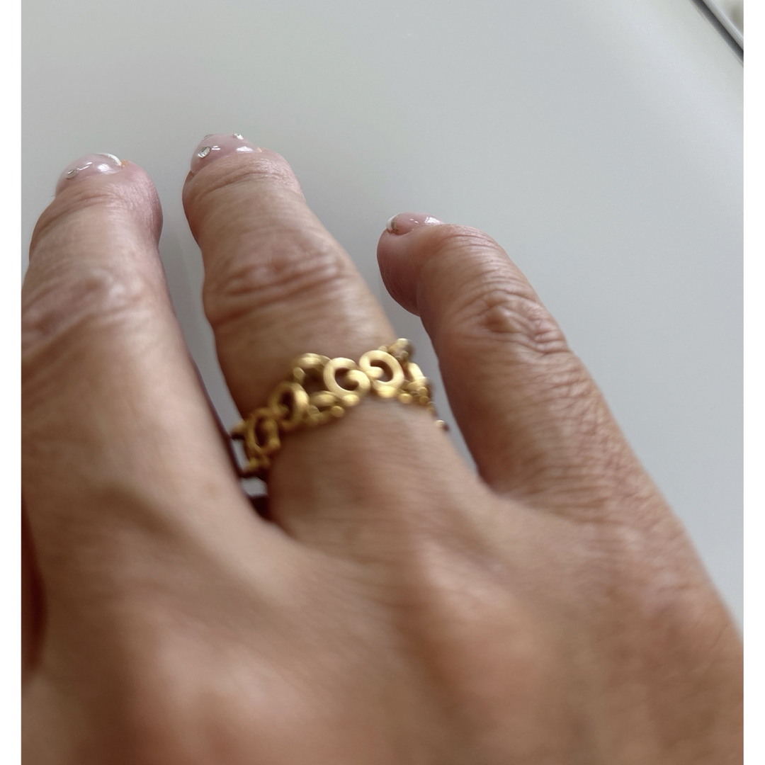 GUCCI - 【GUCCI】グッチ✨k18ゴールド✨ロゴチェーン透かし GUCCI - 【GUCCI】グッチ✨k18ゴールド✨ロゴチェーン透かし
