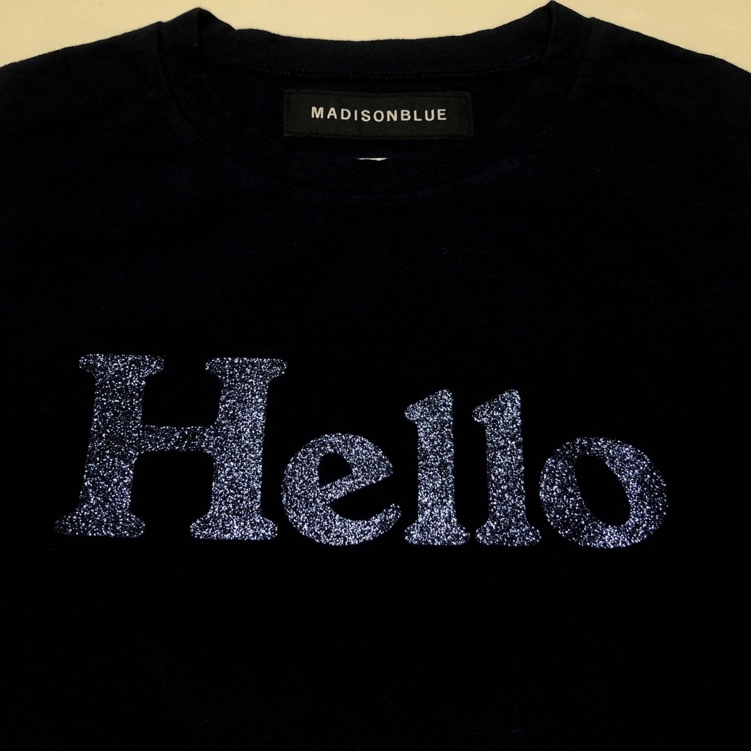MADISONBLUE - MADISONBLUE HELLO RARIS Tシャツ ラメ 10周年 MADISONBLUE - MADISONBLUE HELLO RARIS Tシャツ ラメ 10周年