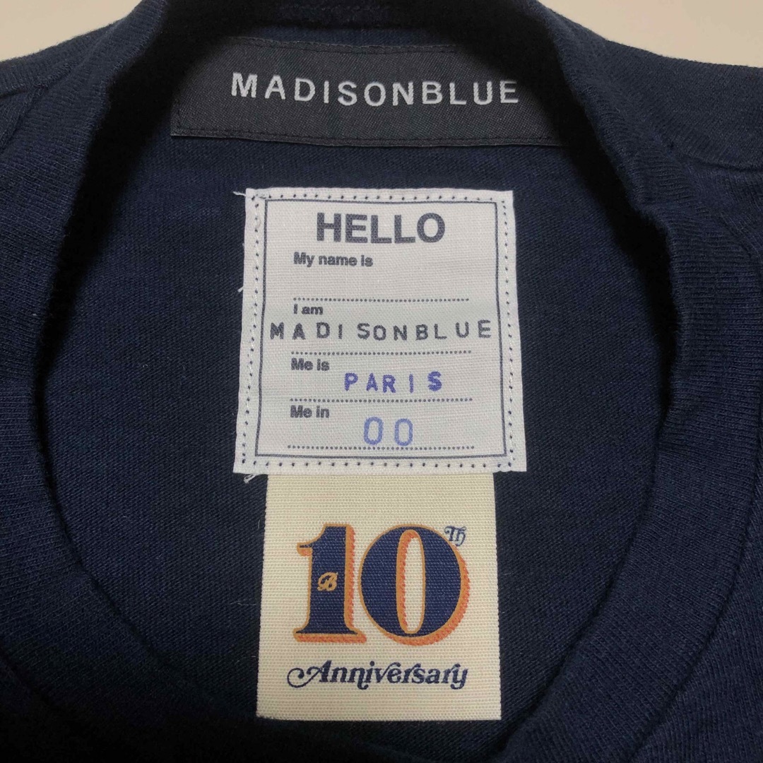 MADISONBLUE - MADISONBLUE HELLO RARIS Tシャツ ラメ 10周年 MADISONBLUE - MADISONBLUE HELLO RARIS Tシャツ ラメ 10周年