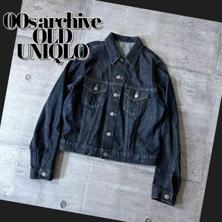 UNIQLO - 90-00s OLD UNIQLO デニムジャケット y2k グランジ 短 UNIQLO - 90-00s OLD UNIQLO デニムジャケット y2k グランジ 短