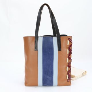 MARNI - MARNI マルニ トートバッグ レザー ダウン コンビの通販 MARNI - MARNI マルニ トートバッグ レザー ダウン コンビの通販