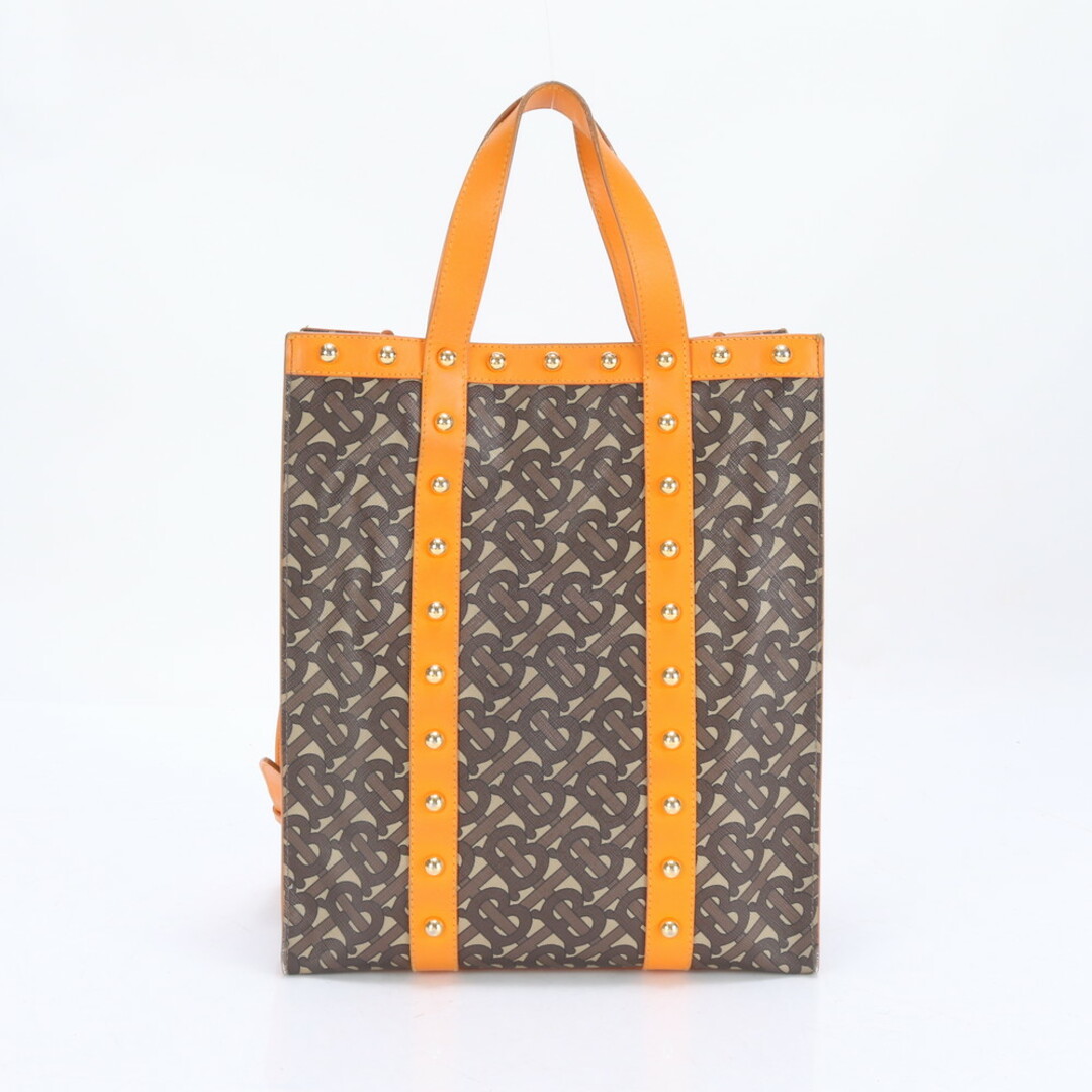 BURBERRY - バーバリー TB モノグラム ゴールド スタッズ レザー BURBERRY - バーバリー TB モノグラム ゴールド スタッズ レザー