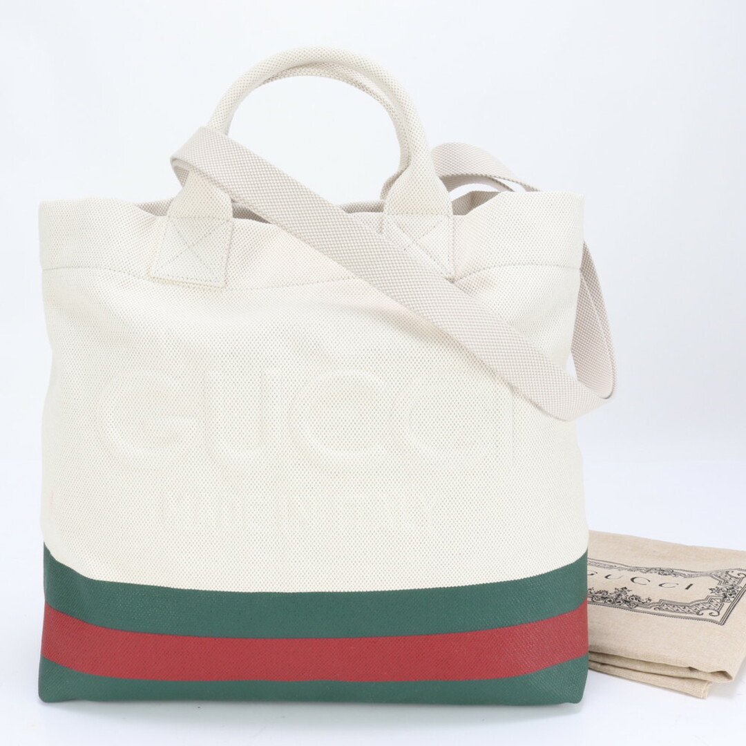 GUCCI - 未使用 グッチ シェリー ライン ロゴ エンボス レザー GUCCI - 未使用 グッチ シェリー ライン ロゴ エンボス レザー