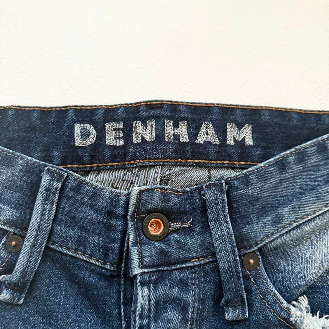 DENHAM - デンハム レイザー スリムフィット ジーンズ ダメージ DENHAM - デンハム レイザー スリムフィット ジーンズ ダメージ