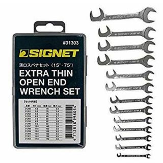 (未使用･未開封品)　シグネット 31303 薄口スパナセット 31303 bt0tq1u(その他)