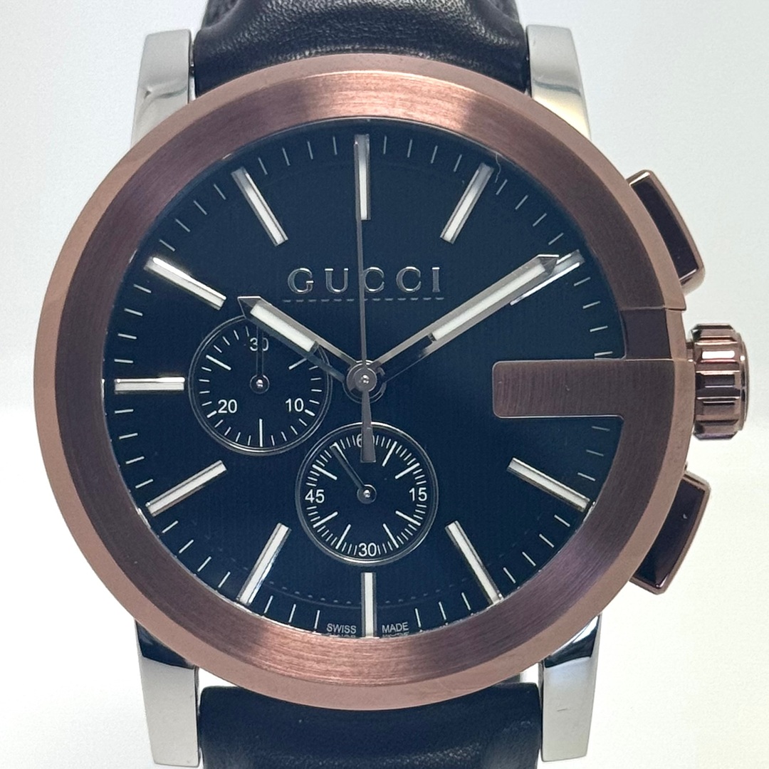 GUCCI - 【美品】グッチ GUCCI Gクロノ YA101202 101.2 クォーツ GUCCI - 【美品】グッチ GUCCI Gクロノ YA101202 101.2 クォーツ