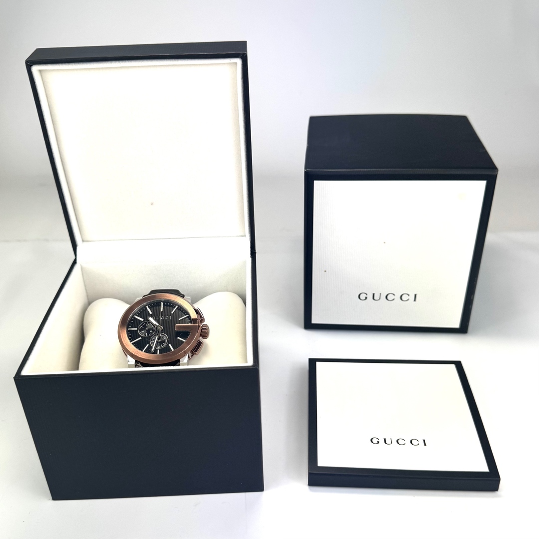 GUCCI - 【美品】グッチ GUCCI Gクロノ YA101202 101.2 クォーツ GUCCI - 【美品】グッチ GUCCI Gクロノ YA101202 101.2 クォーツ