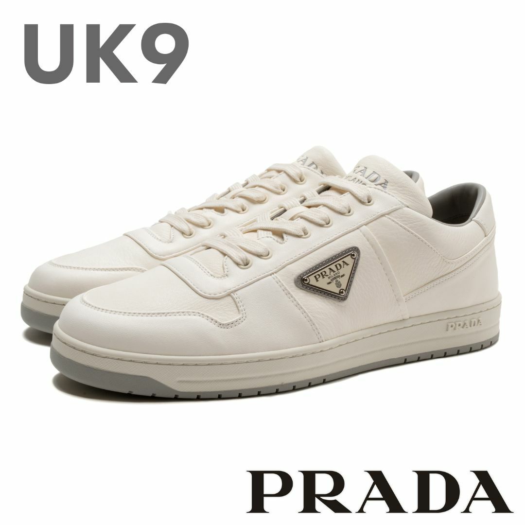 PRADA - 新品 PRADA ダウンタウン ナッパレザー スニーカーの PRADA - 新品 PRADA ダウンタウン ナッパレザー スニーカーの