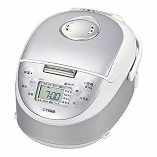 (未使用･未開封品)　タイガー IH炊飯ジャー（3合炊き） サテンホワイトTIGER 炊きたて JPF-A550-W bt0tq1u(その他)