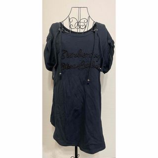 バーバリーブルーレーベル(BURBERRY BLUE LABEL)のBurberry Blue Label 半袖Tシャツ ブラック(Tシャツ(半袖/袖なし))