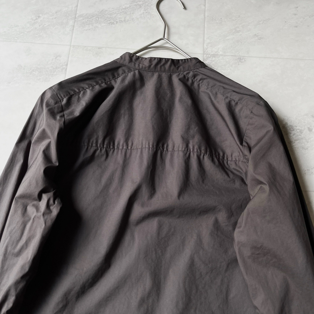 Theory luxe - 【美品】Theory luxe バンドカラー 長袖シャツ Theory luxe - 【美品】Theory luxe バンドカラー 長袖シャツ