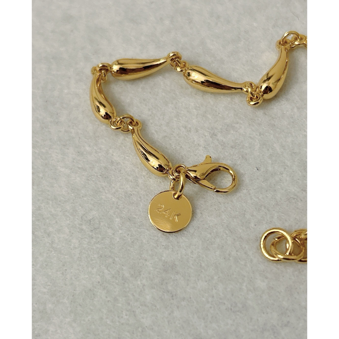 遺品整理 24K ブレスレット 10g 刻印有りの通販 by リトリート's 遺品整理 24K ブレスレット 10g 刻印有りの通販 by リトリート's