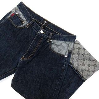 STUSSY - ステューシー STUSSY デニムパンツ ジーンズ 切替 STUSSY - ステューシー STUSSY デニムパンツ ジーンズ 切替