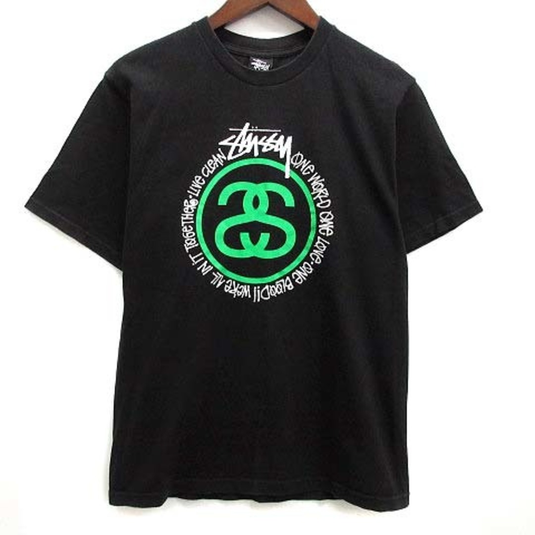 STUSSY - ステューシー STUSSY Tシャツ ロゴ 半袖 黒 ブラック S STUSSY - ステューシー STUSSY Tシャツ ロゴ 半袖 黒 ブラック S