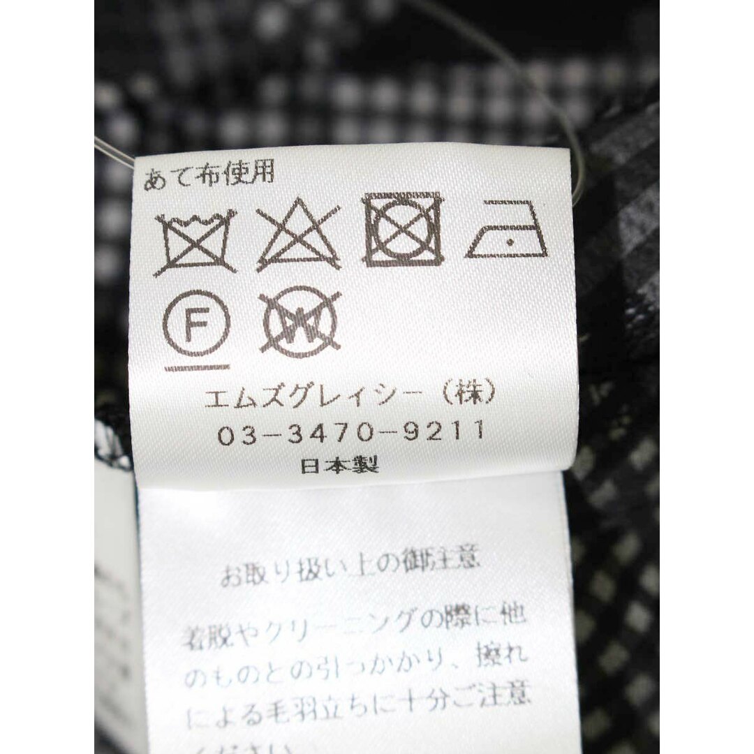 M'S GRACY - エムズグレイシー ギンガムチェックxお花柄ブラウス M'S GRACY - エムズグレイシー ギンガムチェックxお花柄ブラウス